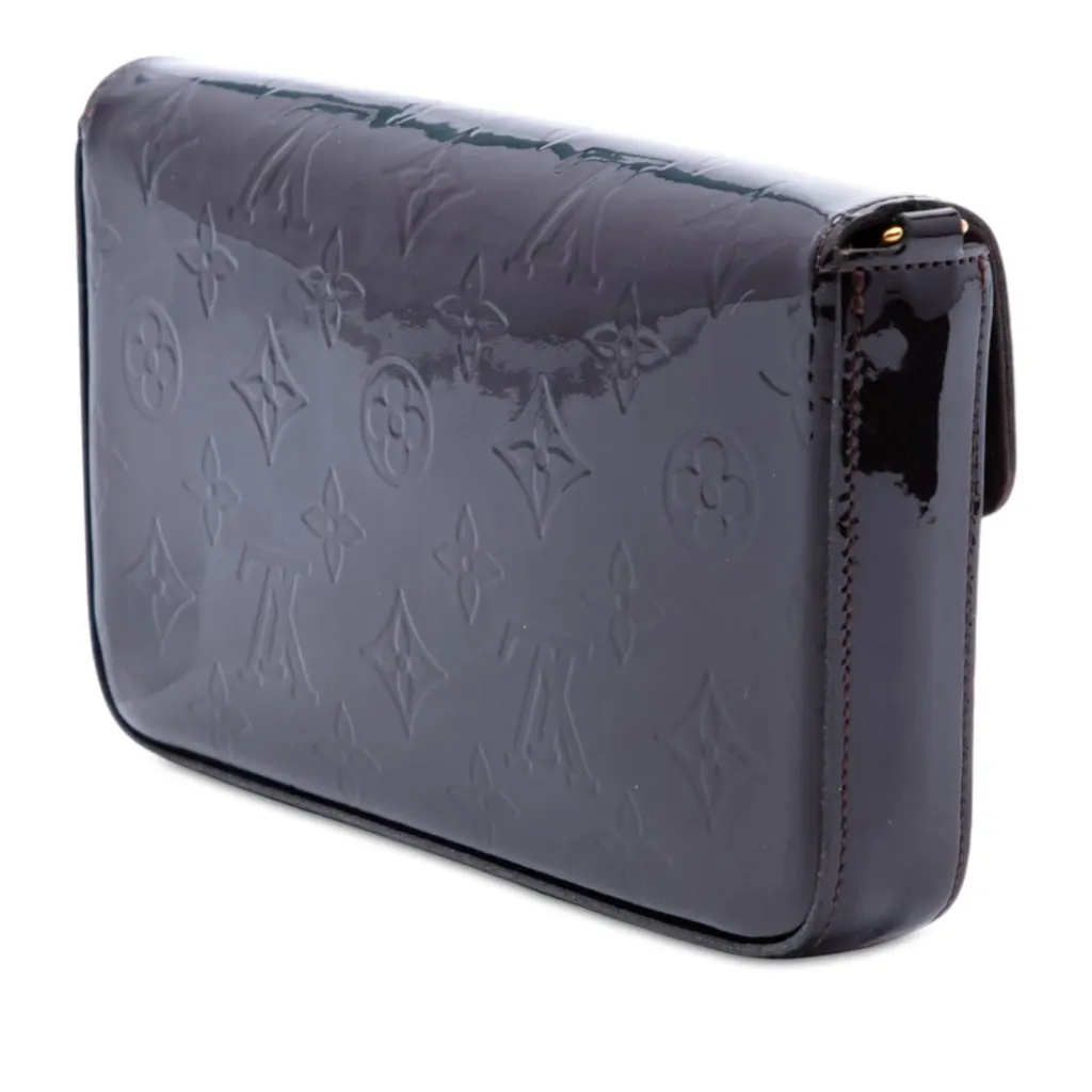 Louis Vuitton Monogram Vernis Pochette Felicie Purple Leather Good - Back View
