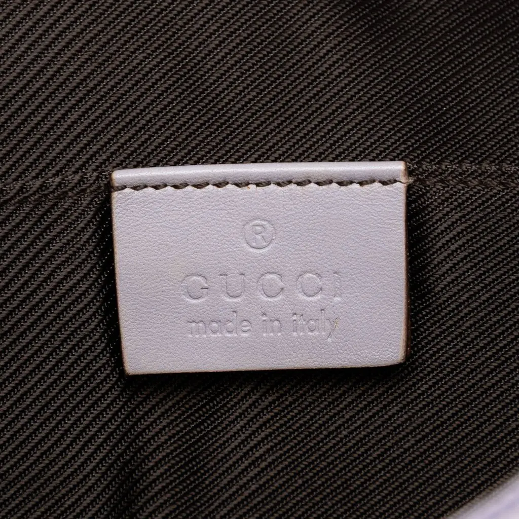 Gucci GG Canvas Shoulder Bag Purple Very good - Box View