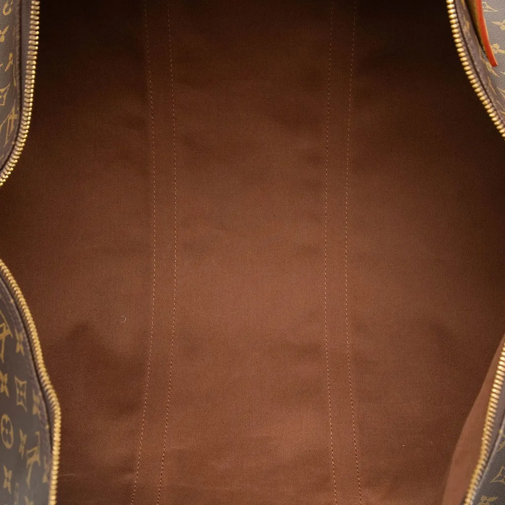 Louis Vuitton Monogram Keepall 60 Brown Very good - Model View