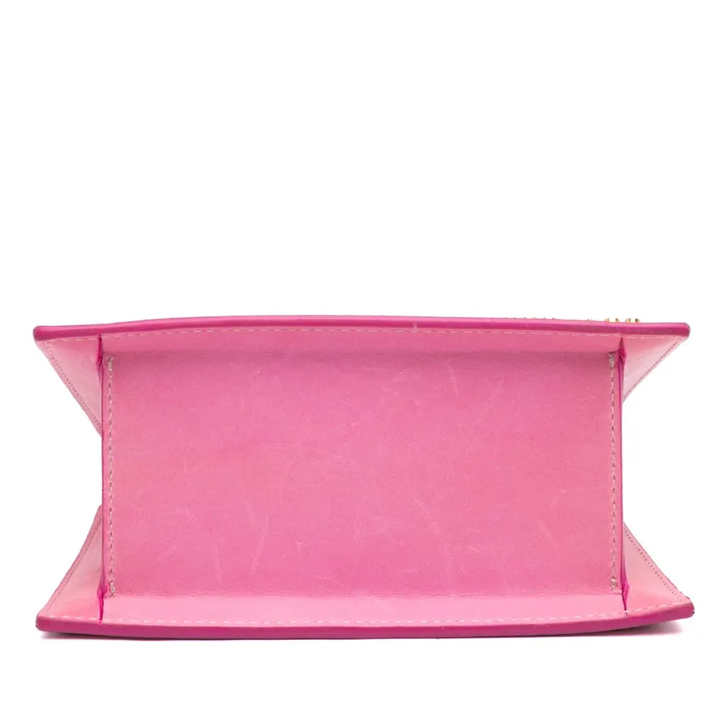 Jacquemus Leather Le Chiquito Moyen Pink Leather Very good - Inside View