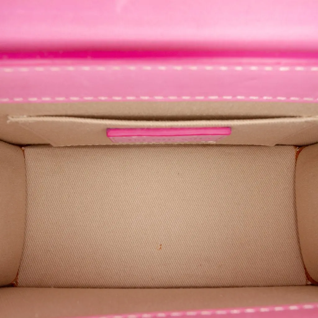 Jacquemus Leather Le Chiquito Moyen Pink Leather Very good - Model View