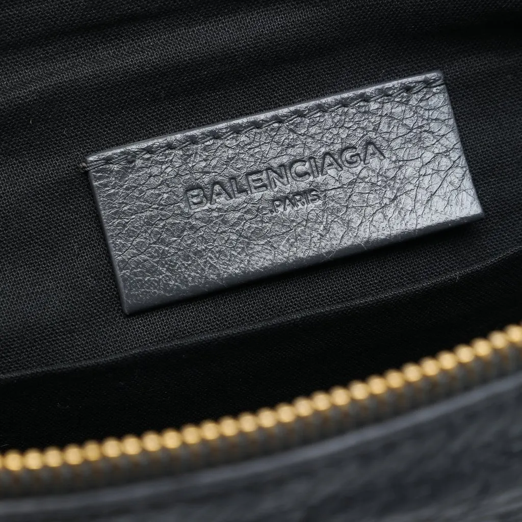 Balenciaga Lambskin Motocross Classic Zip Around Flat Clutch MultiColor Leather Very good - Box View