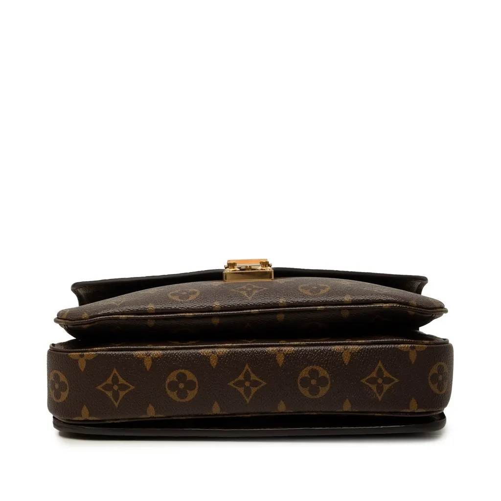 Louis Vuitton Monogram Pochette Metis Brown Canvas Good - Inside View