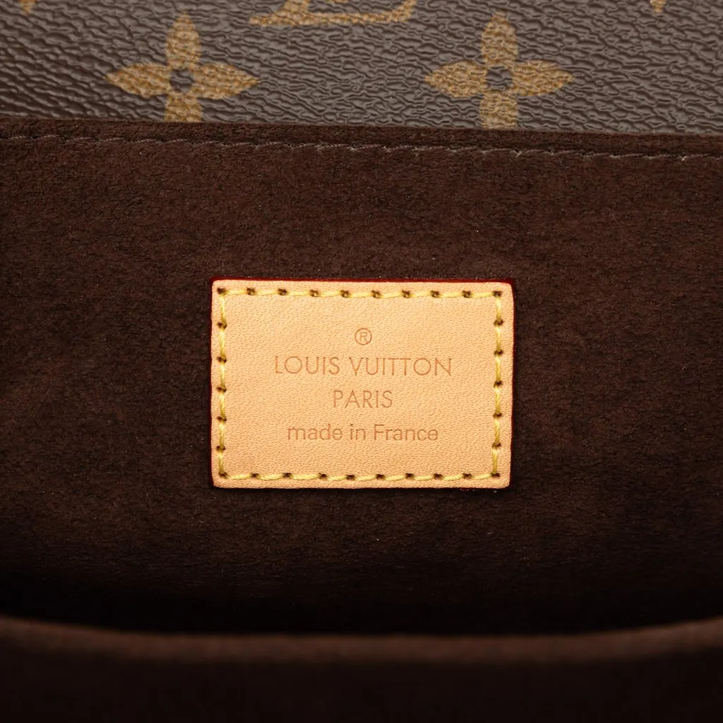 Louis Vuitton Monogram Pochette Metis Brown Canvas Good - Box View