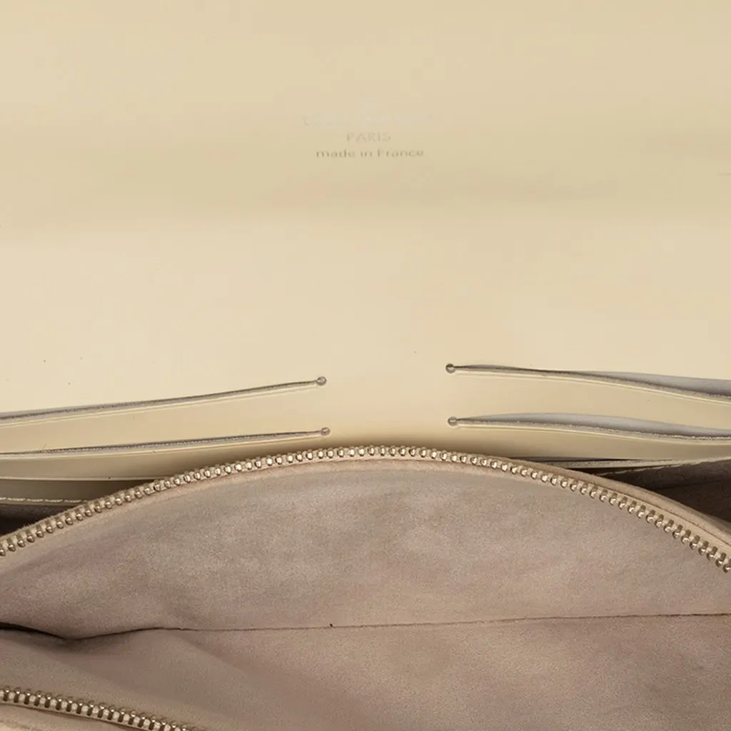 Louis Vuitton Epi Sevigne Clutch Brown Leather Very good - Model View