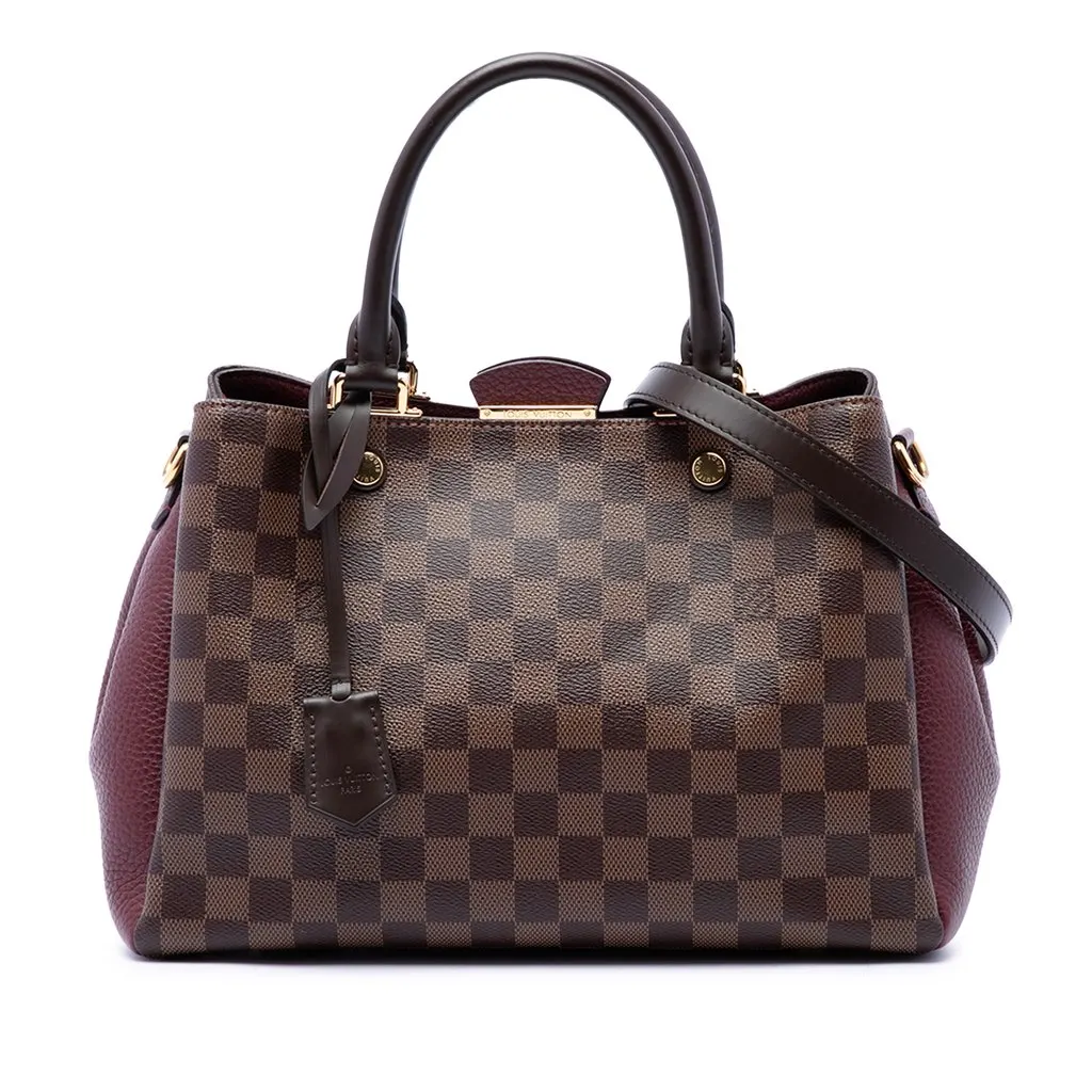 Louis Vuitton Damier Ebene Brittany Brown Very good - Front View