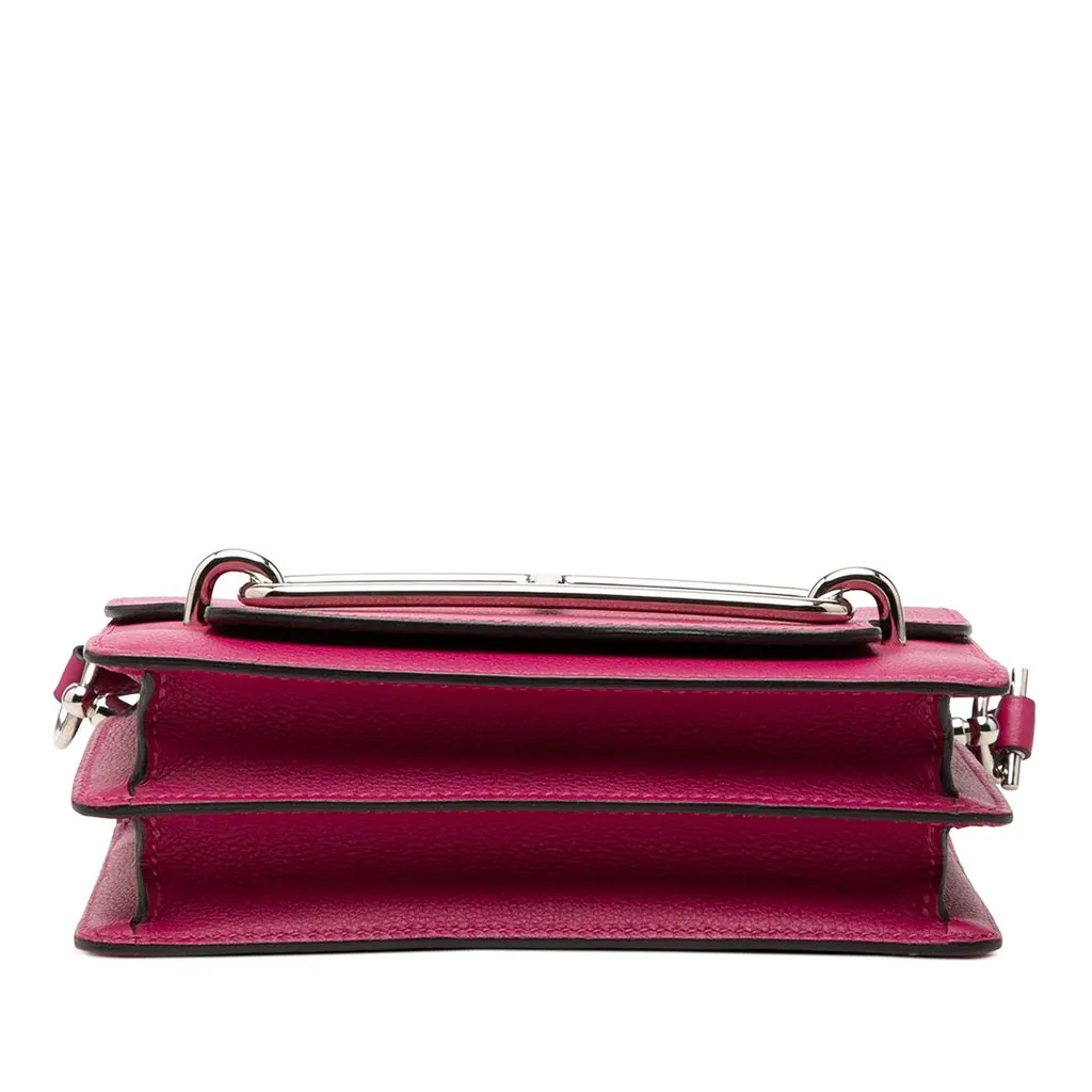 Hermès Mini Evercolor Sac Roulis 18 Pink Leather Very good - Inside View