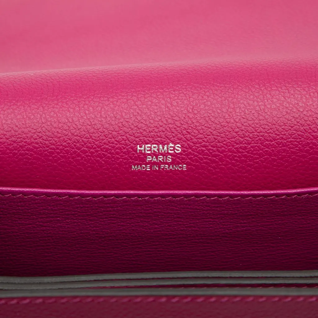 Hermès Mini Evercolor Sac Roulis 18 Pink Leather Very good - Box View