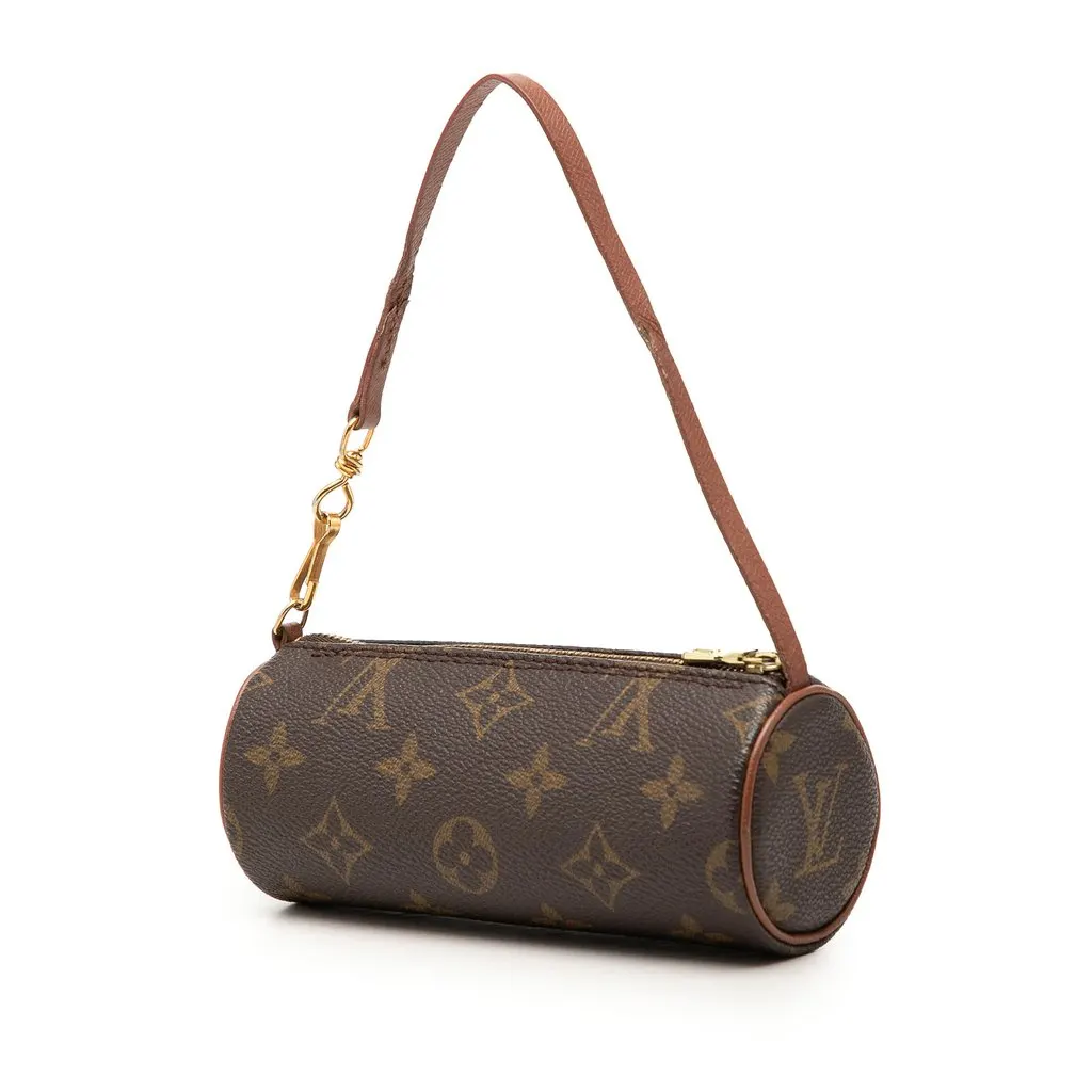 Louis Vuitton Monogram Papillon Pochette Brown Canvas Very good - Back View