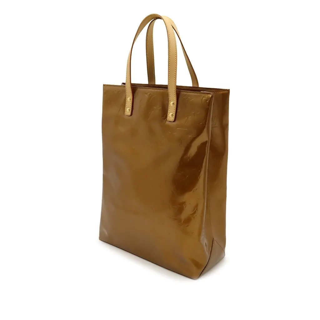 Louis Vuitton Monogram Vernis Reade MM Brown Leather Good - Back View