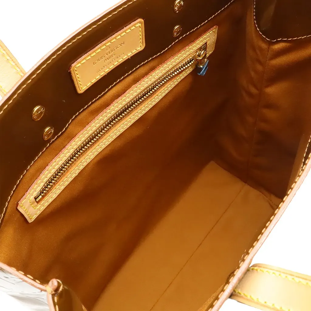 Louis Vuitton Monogram Vernis Reade MM Brown Leather Good - Inside View
