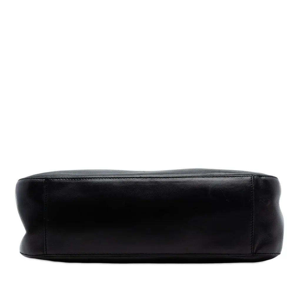 Prada Nappa Leather Shoulder Bag Black Leather Very good - Inside View