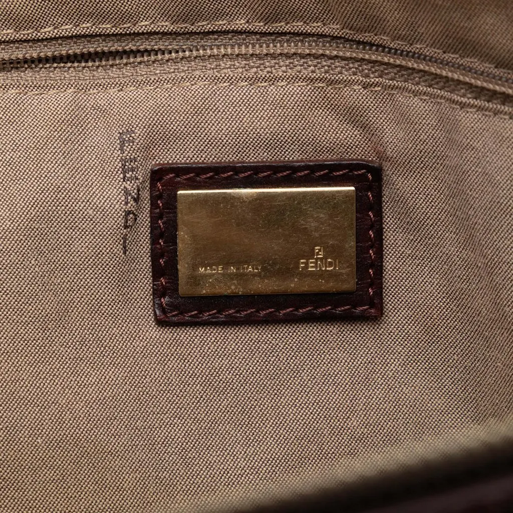 Fendi Zucchino Canvas Tote Beige Very good - Box View