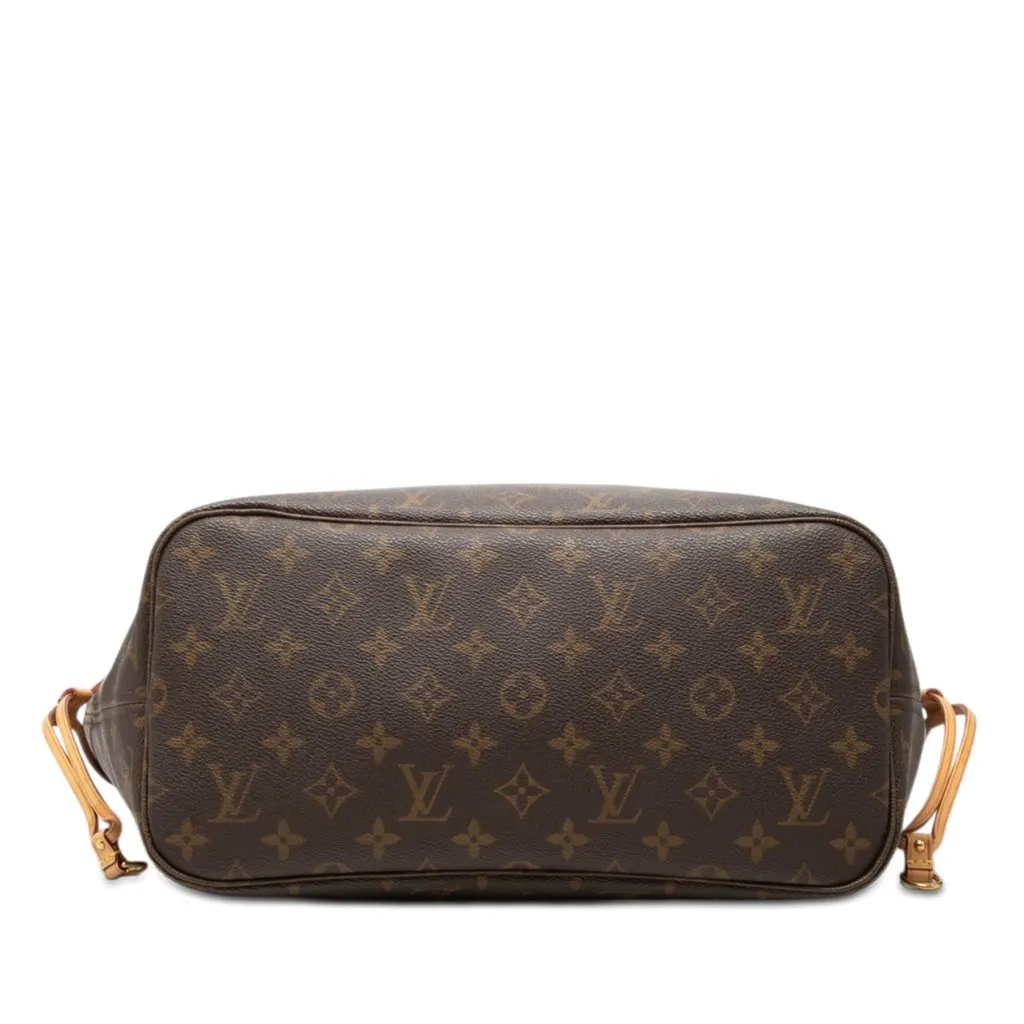 Louis Vuitton Monogram Neverfull MM Brown Canvas Good - Inside View