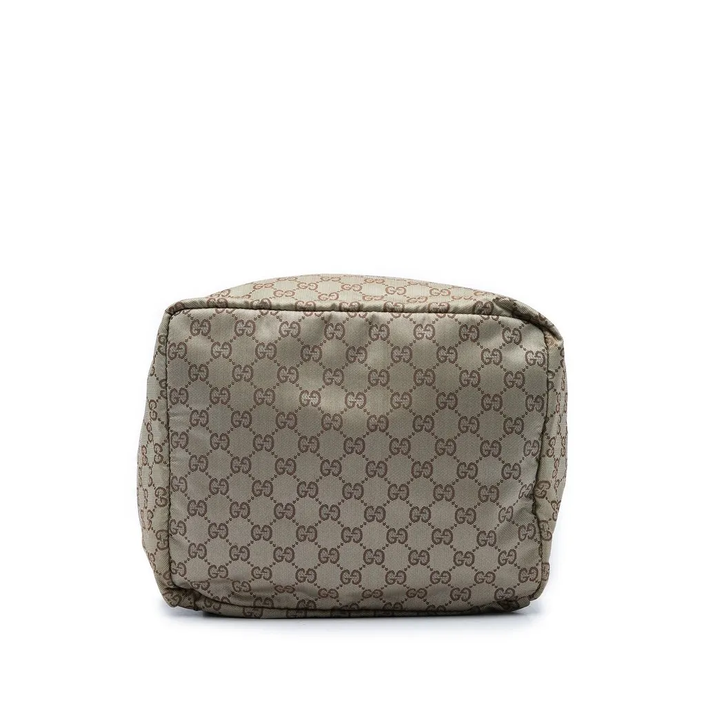 Gucci GG Nylon Backpack XL Beige Polyamide Very good - Inside View