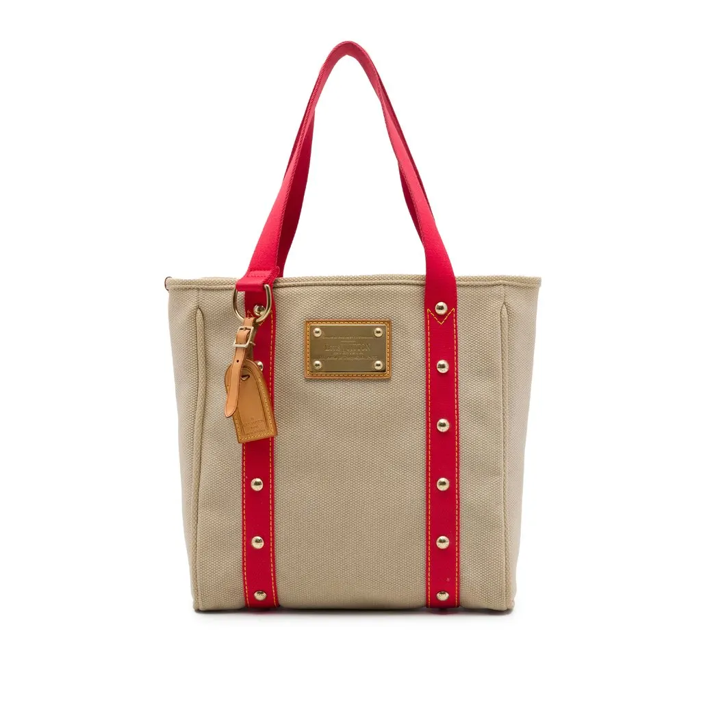 Louis Vuitton Antigua Cabas MM Beige Very good - Front View
