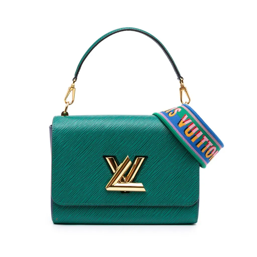 Louis Vuitton Epi Bicolor Twist MM Green Leather Good - Front View