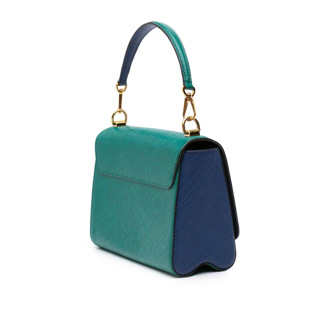 Louis Vuitton Epi Bicolor Twist MM Green Leather Good - Back View