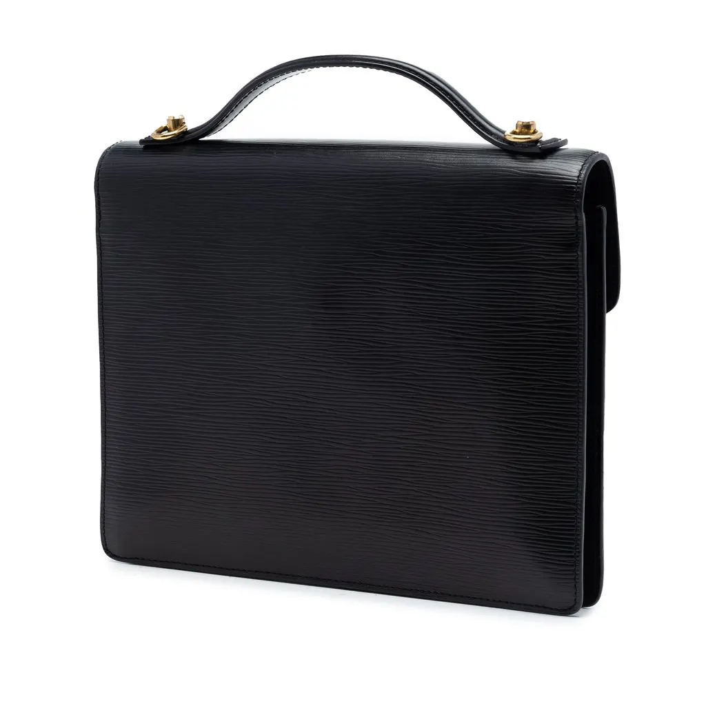 Louis Vuitton Epi Monceau 28 Black Leather Very good - Back View