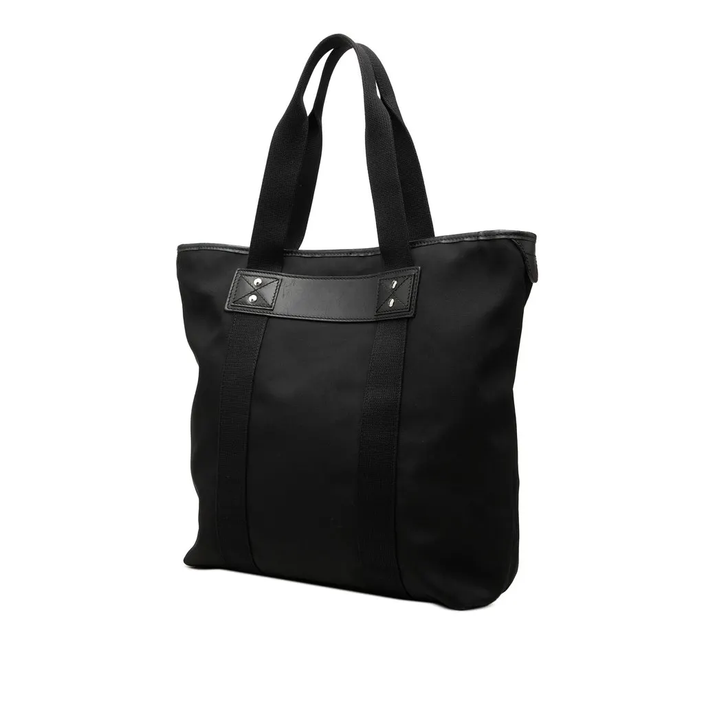 Gucci Nylon Web Tote Black Very good - Back View