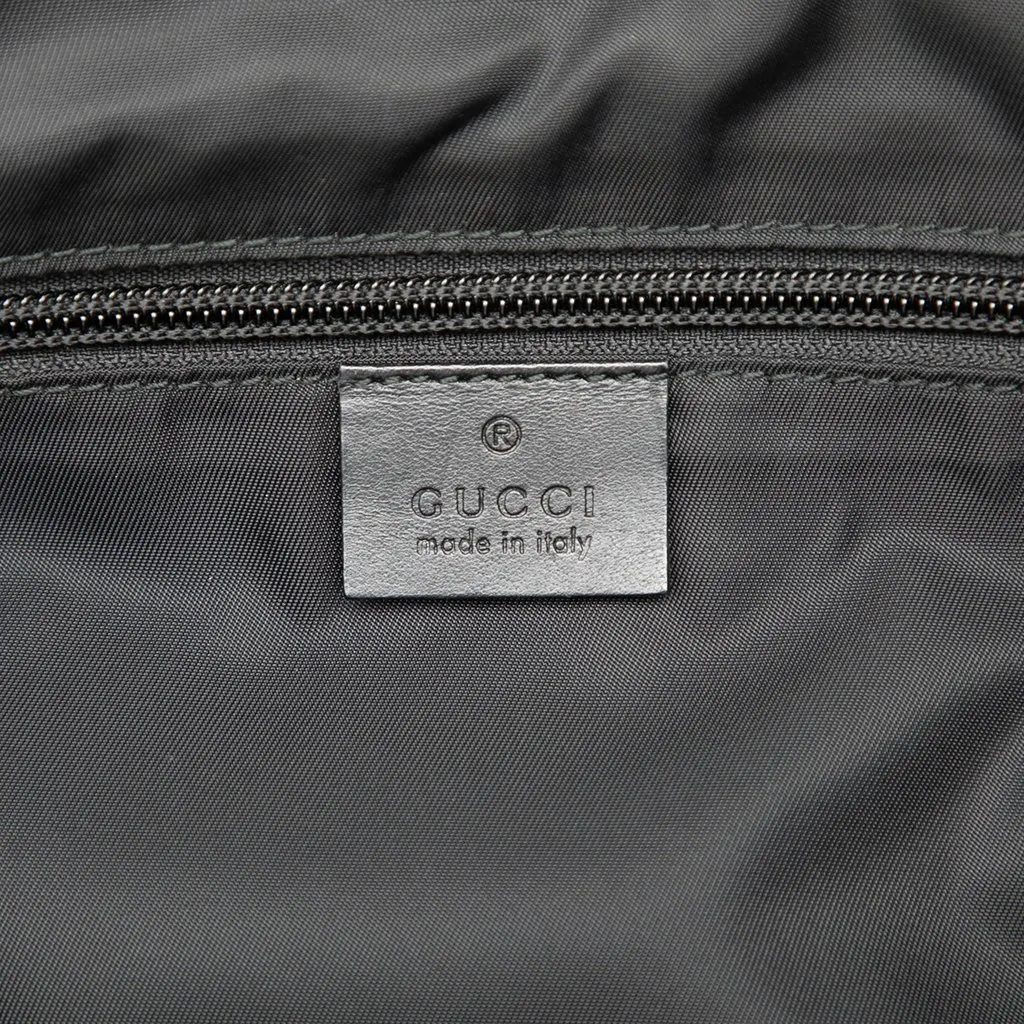 Gucci Nylon Web Tote Black Very good - Box View
