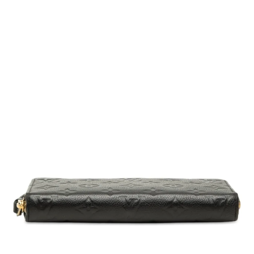 Louis Vuitton Monogram Empreinte Zippy Long Wallet Black Leather Very good - Inside View