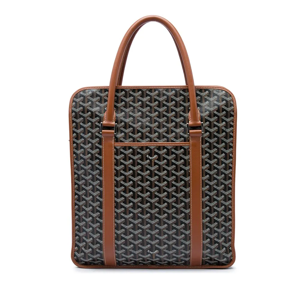 Goyard Goyardine Bourgogne Black Canvas Very good - Front View