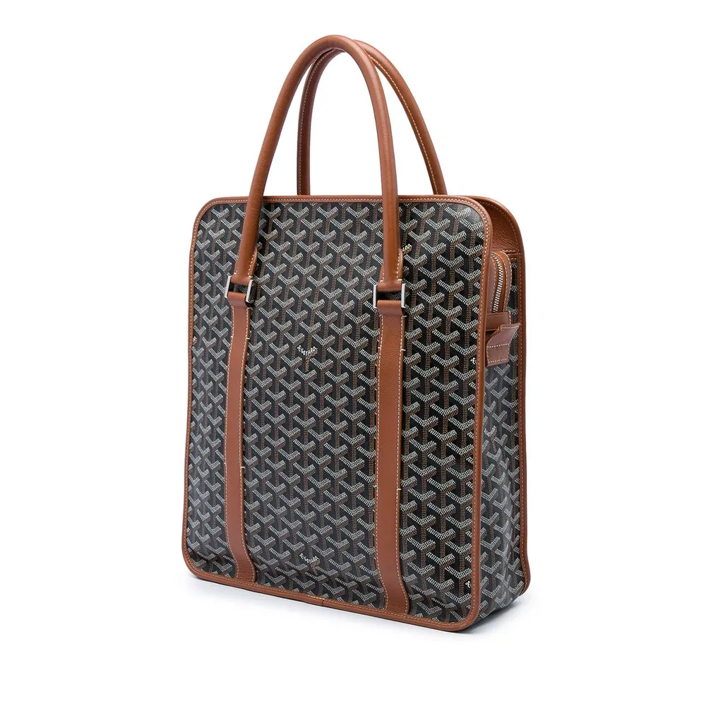 Goyard Goyardine Bourgogne Black Canvas Very good - Back View