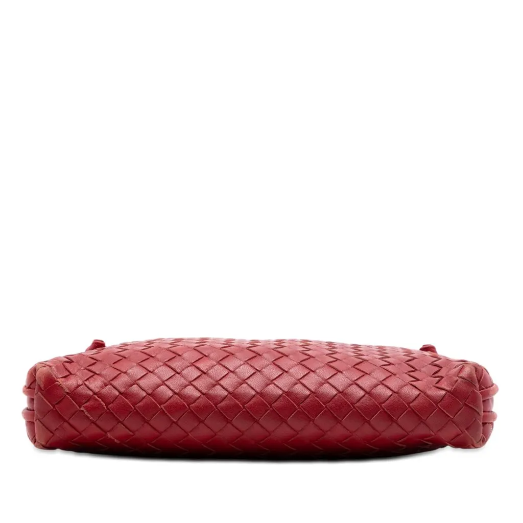 Bottega Veneta Nappa Intrecciato Nodini Crossbody Red Leather Very good - Inside View