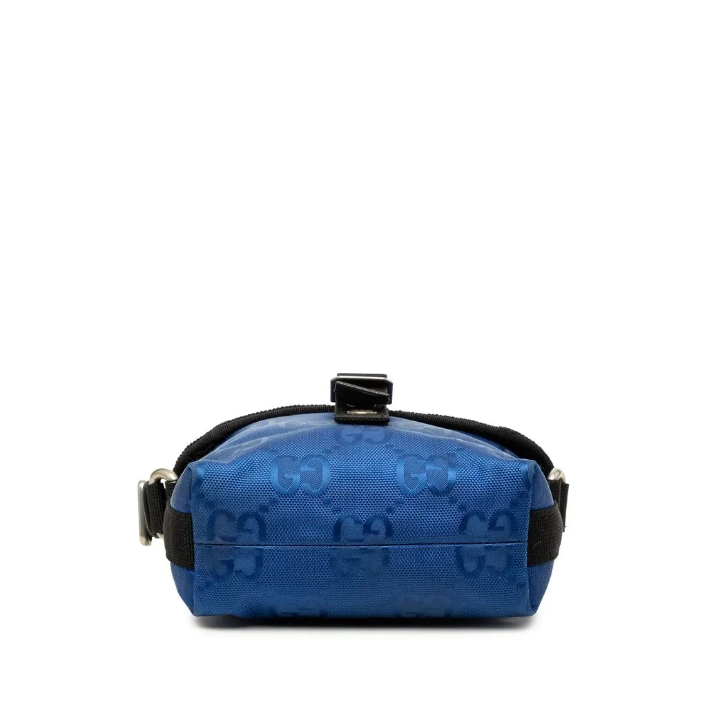 Gucci Off The Grid GG Econyl Messenger Bag Blue Polyamide Very good - Inside View
