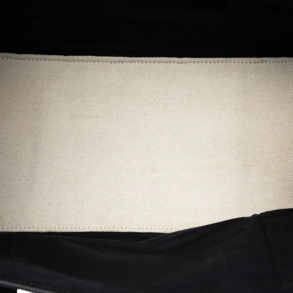 Balenciaga Canvas Navy Cabas Tote S White Canvas Very good - Model View