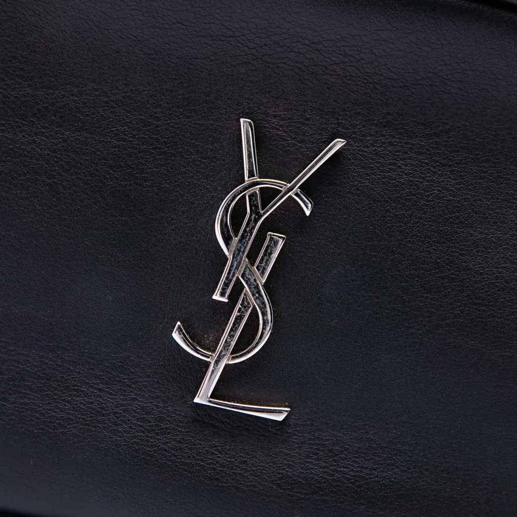 Saint Laurent Calfskin Monogram Blogger Bag Black Leather Very good - Box View