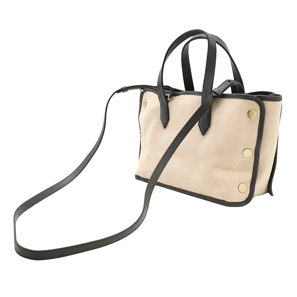 Givenchy Mini Canvas Bond Satchel Beige Very good - Back View