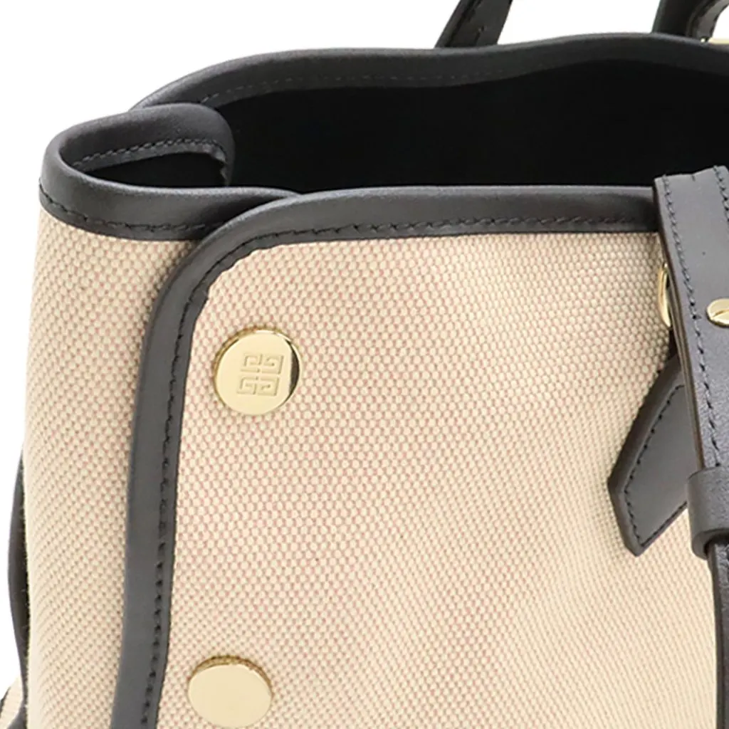 Givenchy Mini Canvas Bond Satchel Beige Very good - Box View