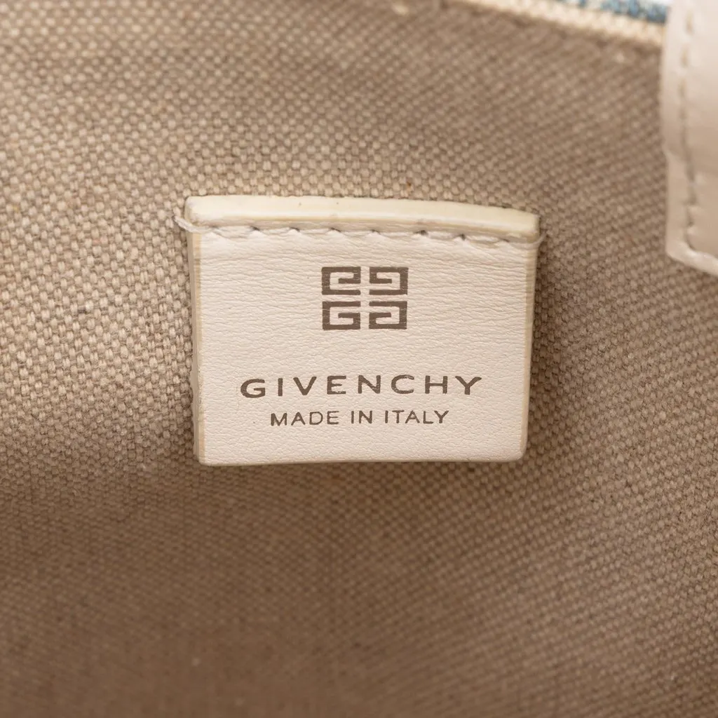 Givenchy Mini Denim Vertical G Tote Blue Denim Very good - Box View