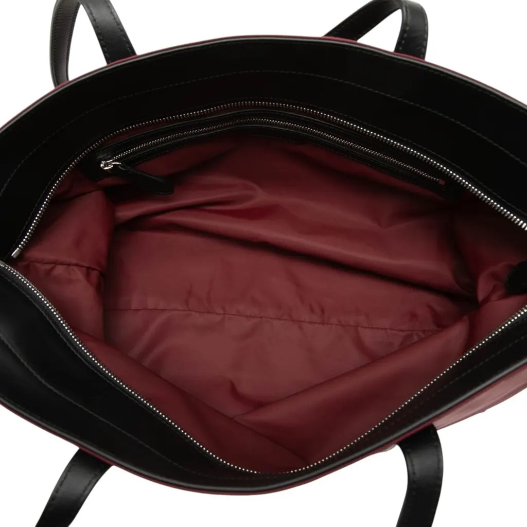 Burberry Medium Econyl Nylon Logo Ardwell Tote Red Very good - Model View