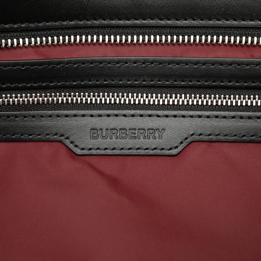 Burberry Medium Econyl Nylon Logo Ardwell Tote Red Very good - Box View