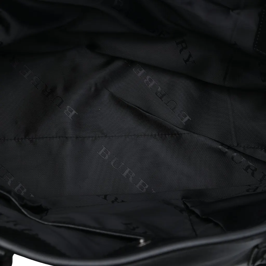 Burberry Large Studded Leather Nickie Tote Black Leather Very good - Model View