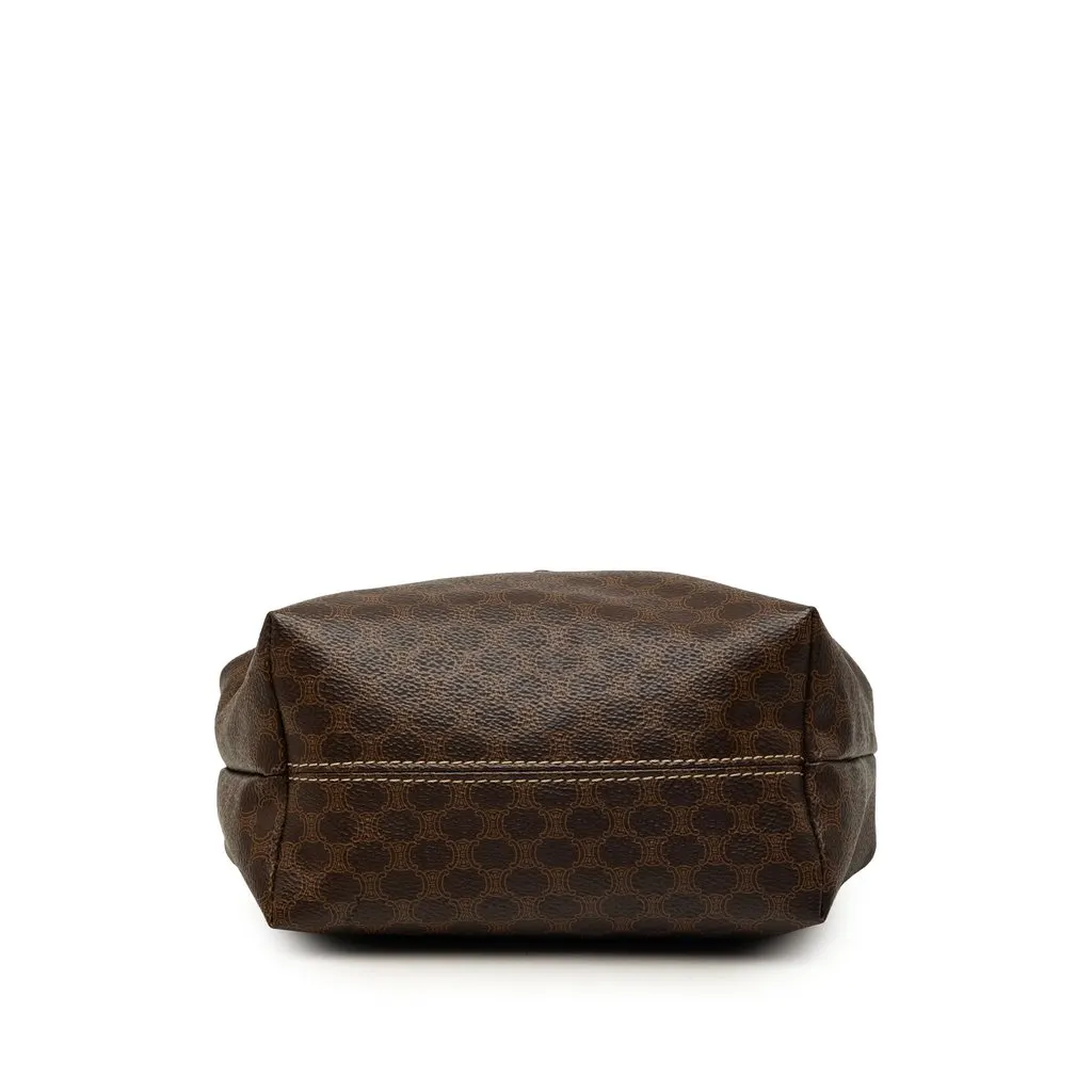 Celine Macadam Coated Canvas Handbag Brown Very good - Inside View