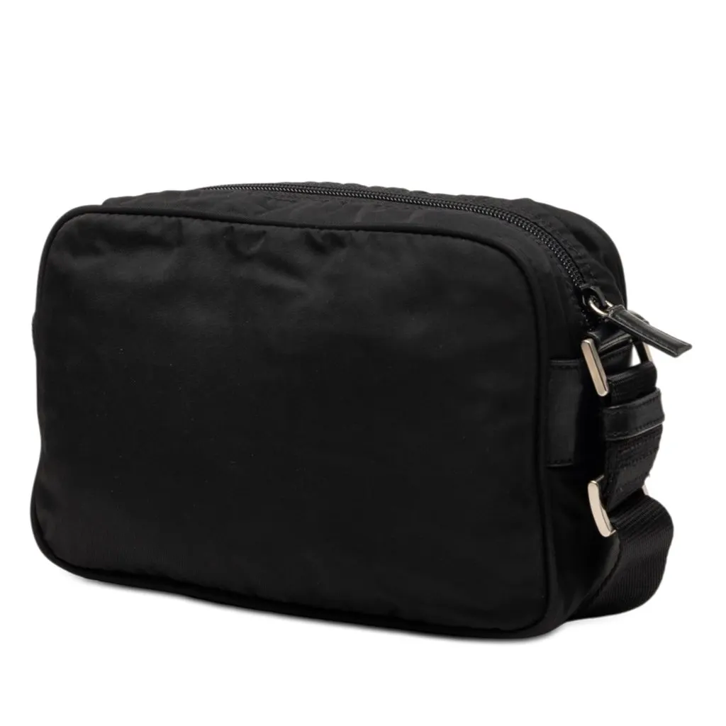 Prada Tessuto Camera Bag Black Very good - Back View