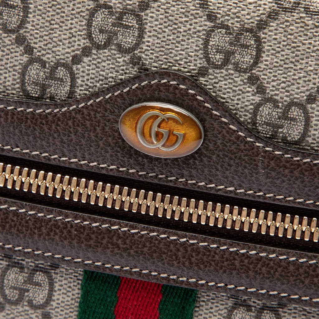 Gucci GG Supreme Ophidia Crossbody Beige Very good - Box View