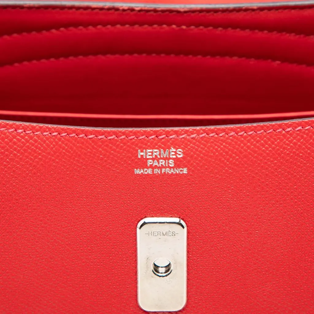 Hermès Epsom and Swift Harnais Red Leather Very good - Box View