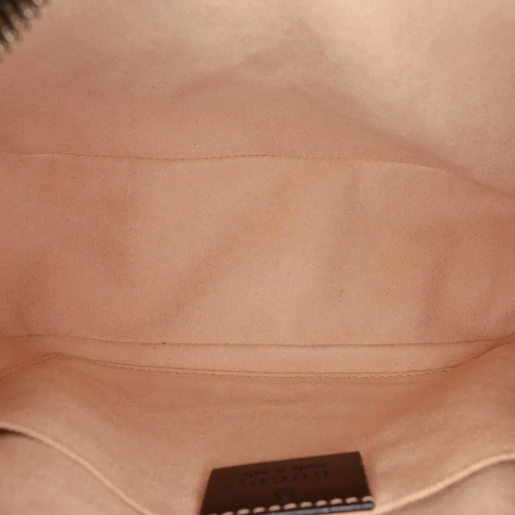 Gucci Small GG Marmont Matelasse Calfskin Crossbody Black Leather Very good - Model View