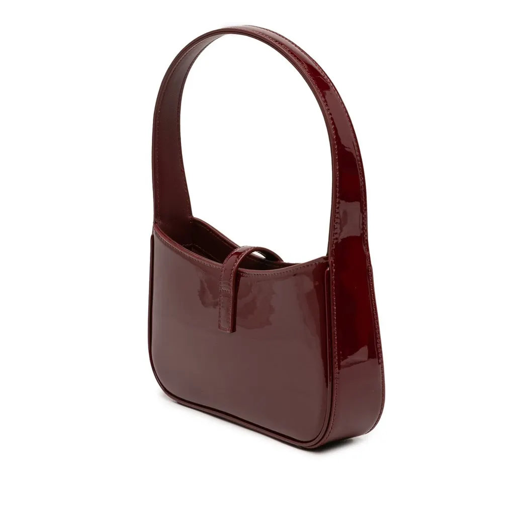Saint Laurent Mini Patent Le 5 a 7 Red Leather Very good - Back View
