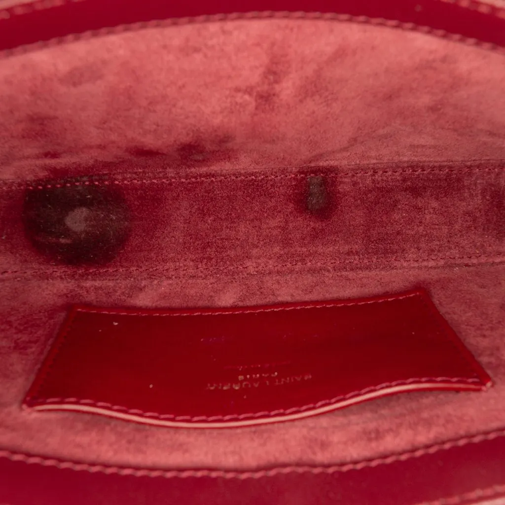 Saint Laurent Mini Patent Le 5 a 7 Red Leather Very good - Model View