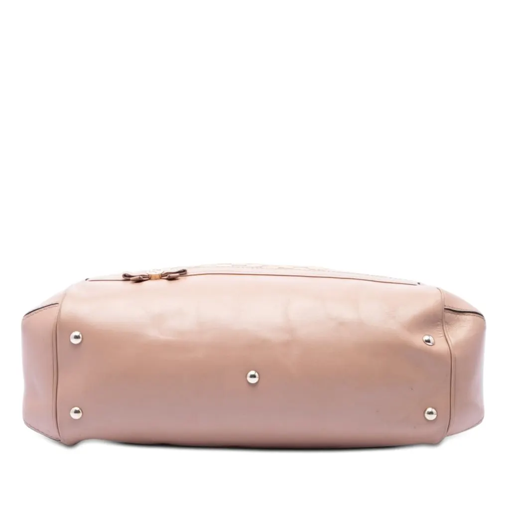 Gucci GG Canvas Mayfair Satchel Beige Very good - Inside View