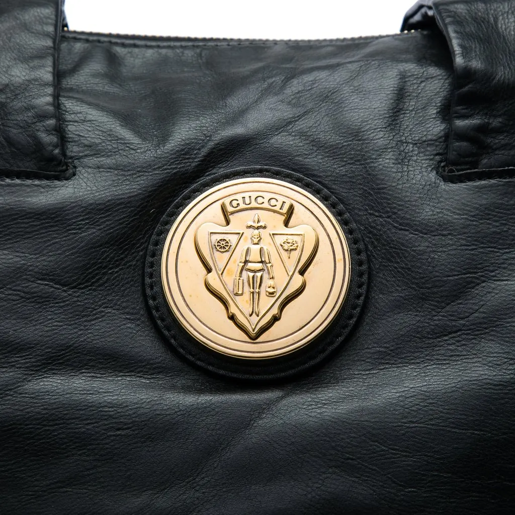 Gucci Large Calfskin Hysteria Tote Black Leather Very good - Box View