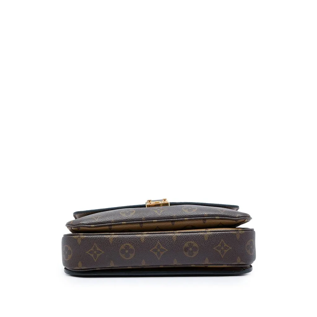Louis Vuitton Monogram Reverse Pochette Metis Brown Canvas Very good - Inside View