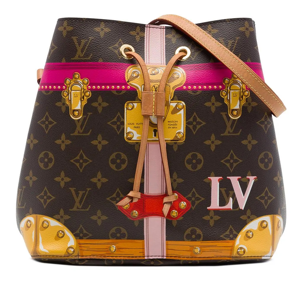 Louis Vuitton Monogram Summer Trunks Neonoe Brown Canvas Very good - Front View
