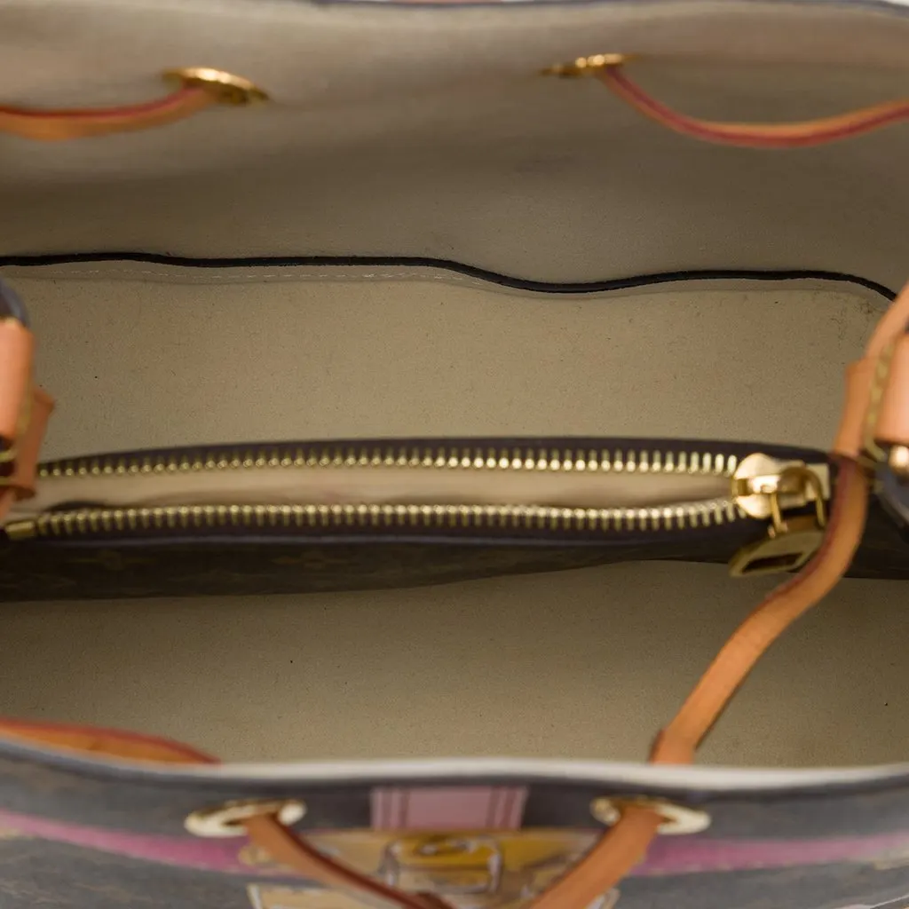 Louis Vuitton Monogram Summer Trunks Neonoe Brown Canvas Very good - Model View